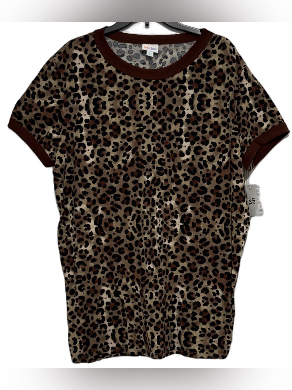 LuLaRoe NWT “Liv” Animal Print Tee